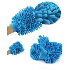 Рукавичка для миття авто Bluefield мікрофібра 21х15 Синий (23250530) Братське