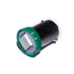 Светодиодная лампа AllLight T 8.5 1 диод 5050 BA9S 12V 0.45W GREEN Київ