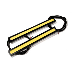 Ходовые огни HeadLight DRL COB 17 сплошной свет WHITE черный корпус Черкассы