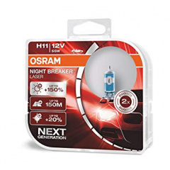 Автолампа OSRAM 64211NL H11 Night Breaker LASER NG +150% 55W 12V PGJ19-2 HardDuopet Черкаси