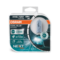 Комплект галогеновых ламп Osram H15 Cool Blue Intense Next Gen 2 шт (64176CBN-HCB) Чернигов