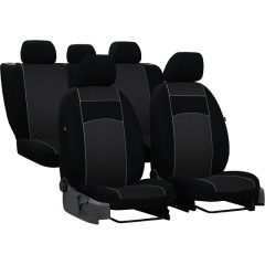 Авто чехлы с автоткани CITROEN C4 2005-2009 POK-TER VIP с серой вставкой Киев