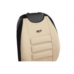 Накидки чехлы на передние сиденья SEAT Toledo 2005-2012 5P mk III Pok-ter PsT Egronomic бежевые Ивано-Франковск