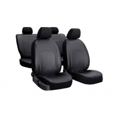 Авточехлы из эко кожи GEELY GХ2 2012- (2002-2011) POK-TER Desing Leather с черной вставкой Умань