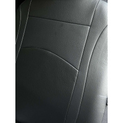 Авточехлы из эко кожи GEELY GХ2 2012- (2002-2011) POK-TER Desing Leather с черной вставкой Умань