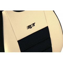 Накидки чехлы на передние сиденья SEAT CORDOBA 2002-2008 POK-TER PsT бежевой вставкой Київ