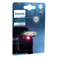 Автолампа диоды PHILIPS 11854U30CWB1 Festoon 38mm LED Ultinon Pro3000 Blister 0.6W 12V Купянск