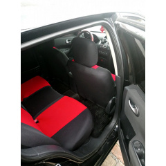 Авточехлы Toyota Yaris (2005-2011) POK-TER Classic Plus с красной вставкой Конотоп