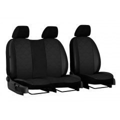 Авточехлы для VOLKSWAGEN T4 1990-2003 с эко кожи POK-TER Elit 1+2 черный Днепр