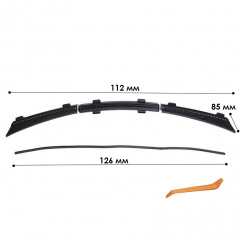 Защитная уплотнительная лента для передней крышки капота Lesko Tesla Model 3/Y (TSL22040206) Самбор