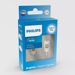 Комплект светодиодных ламп Philips 11961WU60X2 W5W LED white Ultinon Pro6000 SI 4000 K Вінниця