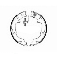 Тормозные колодки Bosch задние CITROEN/MITSUBISHI C4/Lancer/Outlander 06 0986487766 Обухов