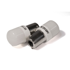 Светодиодная лампа StarLight T25 6 диодов SMD 3030 12-24V 5W WHITE матовая линза с керамическим ободом Рівне
