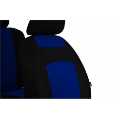 Авточехлы Dacia Sandero (2012-) POK-TER Classic Plus с синей вставкой Тернополь