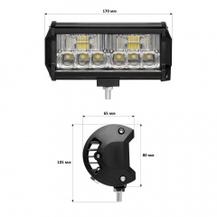 Светодиодная фара Starlight JR-K-36W 9-32V combo Киев