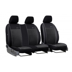 Авточехлы для FIAT SCUDO 1995-2007 эко кожа с алькантарой POK-TER Exclusive 1+2 черный Рівне