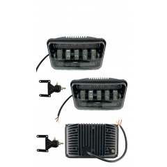 Светодиодная LED фара OEM 50W 5 линз СТГ и ДХО 2 шт (КТ-316) Веселе