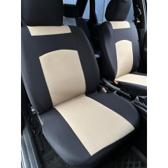 Авточехлы KIA Rio 2005>2011 POK-TER Classic Plus с бежевой вставкой Івано-Франківськ