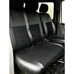 Авточехлы комбинированные CITROEN Jumpy 1995-2007 POK-TER Unico 1+2 с черной вставкой Братское