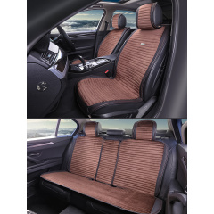 Накидки-чехлы на сиденье для PORSCHE MACAN 2014- AUAU Polosso Коричневый (42791815) Володарськ-Волинський