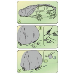 Чехол-тент для автомобиля VOLKSWAGEN CADDY Kegel-Blazusiak Mobile Garage L LAV Серый (5-4136-248-3020) Київ