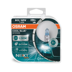 Комплект галогеновых ламп Osram H1 12V 55W P14.5s Cool Blue Intense Next Gen 2 шт (64150CBN-HCB) Хмельницький