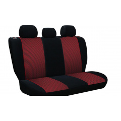 Авточехлы на сиденья Pok-ter VIP Mazda Tribute 2000-2011 с красной вставкой гобелен Нововолинськ