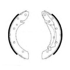 Тормозные колодки Bosch барабанные задние CITROEN Berlingo/Xsara/PEUGEOT Partner/405 0986487552 Тернополь