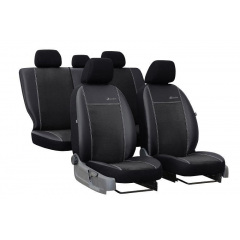 Авточехлы Bmw E39 1995-2003 POK-TER Exclusive екокожа с черной вставкой алькантары Лубни