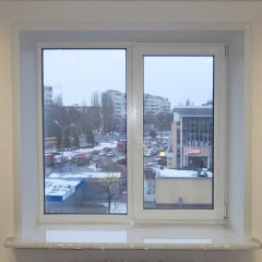 Готовый набор пластиковых откосов 400 мм Standart Teplovik Ровно