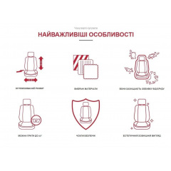 Авточехлы из автоткани для CHERY Amulet 2003-2014 POK-TER VIP черные (r415597) Київ