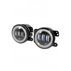 Противотуманные фары OEM Volkswagen T5 в бампер с линзами габарит и поворот Led 60 Ватт 2 шт (T5Led) Львів