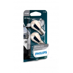 Указательные лампа накаливания Philips 12496SVB2 PY21W 12V 21W SilverVision SP 2pcs/set Киев