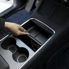 Автомобильный органайзер Lesko Tesla Model 3 Black-Gray (TSL23021410) Слов'янськ