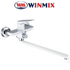 Змішувач для ванни Winmix Premium DERBY EURO WHITE-CHROME (Chr-006), Польща