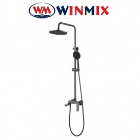 Душова колона із змішувачем Winmix Premium DERBY 009-J GRAPHITE, Польща