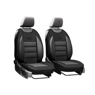 Авточехлы накидки для GEELY GХ2 2012- (2002-2011) POK-TER GT черные (на передние сиденья)