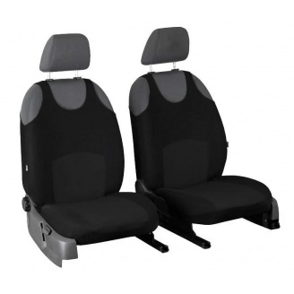Майки-чехлы на передние сиденья CHERY A15 2003-2014 POK-TER Tuning Classic черные (r416668)