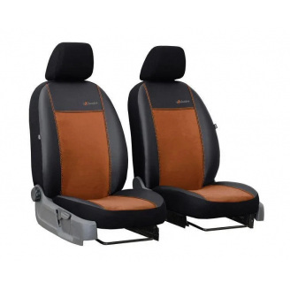 Чехлы на передние сиденья для CHERY A13 2008- POK-TER Exclusive Коричневый (r416534)