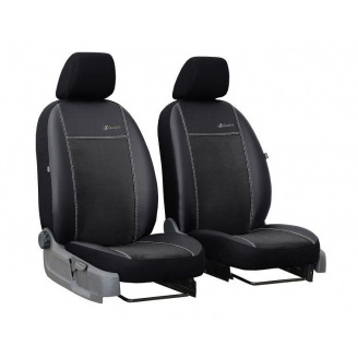 Чехлы на авто для VOLKSWAGEN GOLF 2012-2020 VII POK-TER эко кожа с алькантарой Exclusive черные
