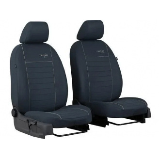 Чехлы на передние сиденья для CHERY A15 2003-2014 POK-TER Trend Line серый (r416626)