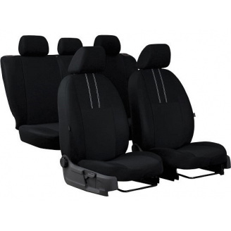 Авточехлы для GEELY LC Cross 2008-2016 (2002-2011) POK-TER Economic с черной вставкой