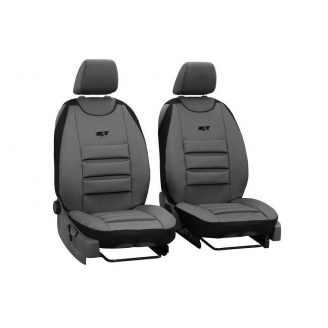 Накидки чехлы на передние сиденья BMW X5 2006-2013 E70 POK-TER PsT Egronomic серые