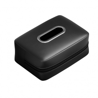 Автомобильный органайзер для салфеток Lesko 3109 Black