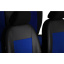 Авточехлы на сиденье GEELY FC 2006-2011 (2002-2011) POK-TER Premium Unico с синей вставкой алькантара Київ