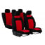 Авточехлы для GEELY Emgrand EC7-RV 2009-2016 (2002-2011) POK-TER Classic Plus с красной вставкой Миколаїв