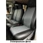 Авточехлы для Ford Transit 2006-2014 POK-TER Perline 1+2 с черной вставкой перфорированной экокожи Вознесенск