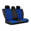 Авточехлы TOYOTA Avensis 2003-2008 mk II T250 POK-TER Exclusive екокожа с синей вставкой алькантары Михайлівка