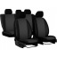 Авточехлы из экокожи TOYOTA Yaris 2006-2011 mk II Hatchback POK-TER ELIT Premium с серой вставкой Ужгород