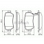 Тормозные колодки Bosch дисковые задние OPEL Astra/Zafira/Merivo/Combo R >>05 PR 0986495218 Луцьк